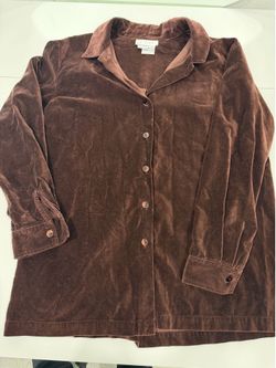 J.Jill Velvet Brown Outerwear