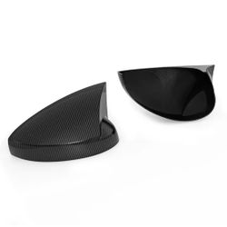 Carbon Horn Style Side Mirror Caps + Carbon Door Handles Honda Civic 2022 - 2025