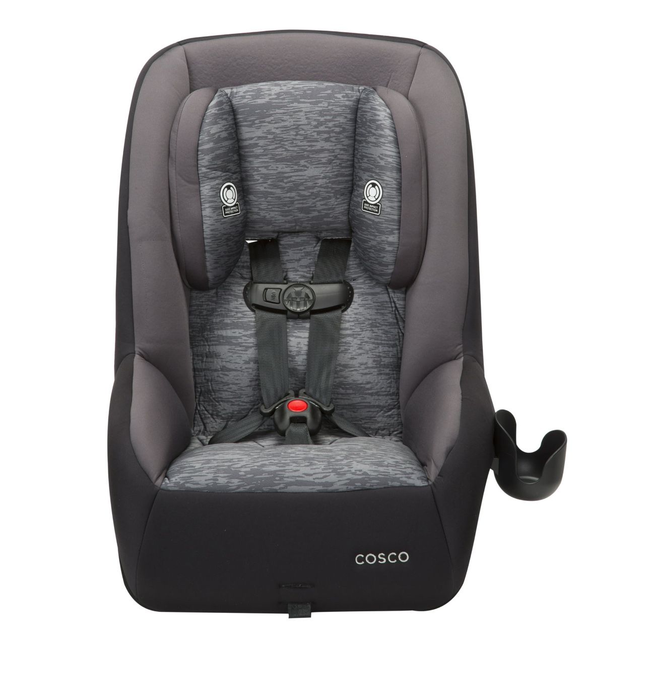Cosco Mighty Fit 65 DX Convertible Car Seat, Heather Onyx