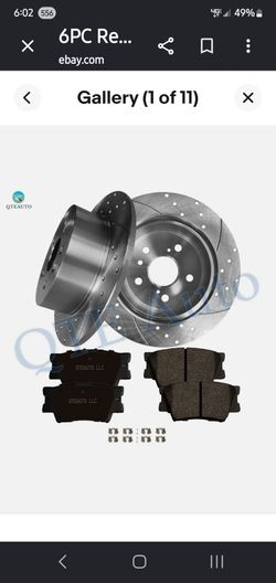 Back rotars and break pads