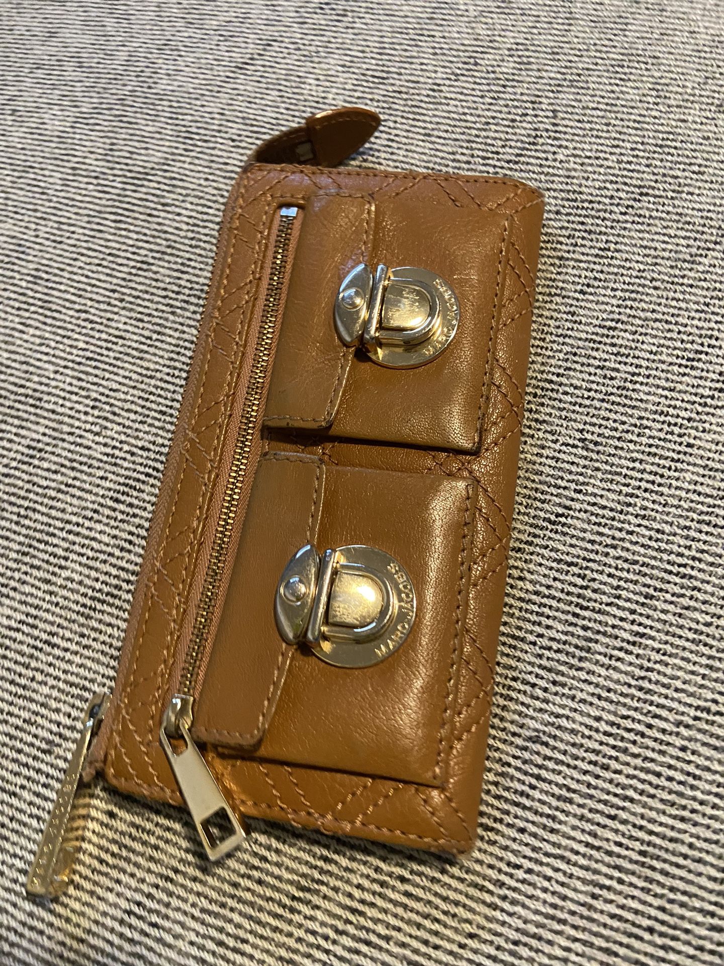 Marc Jacobs Tan Leather Wallet