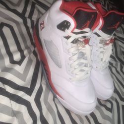 “Fire Red” Jordan 5s 