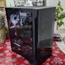 Gaming PC Setup – i7-8700K | RX 6600 XT | 16GB RAM | 500GB NVMe | 2 Monitors + Keyboard + Mouse