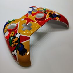 Custom Mario & Luigi Xbox One Controller Faceplate 