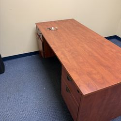 Desk And Filling Cabinet  