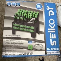 A Comprehensive 118pcs Screwdriver Collection Featuring Magnetic Tips And Storage Racks, High-Quality Screwdriver Bits, Precision Screwdrivers, Allen 