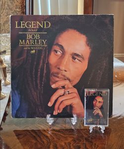 1984 Bob Marley And The Wailers The Best Of Vinyl Record & Cassette Tape / Collectible / Memorabilia / Man Cave / Disc / Media / 80s / Vintage / Gift