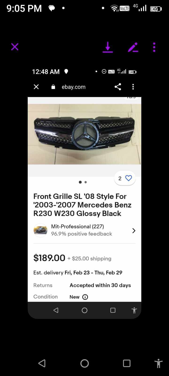 Mercedes Grill 