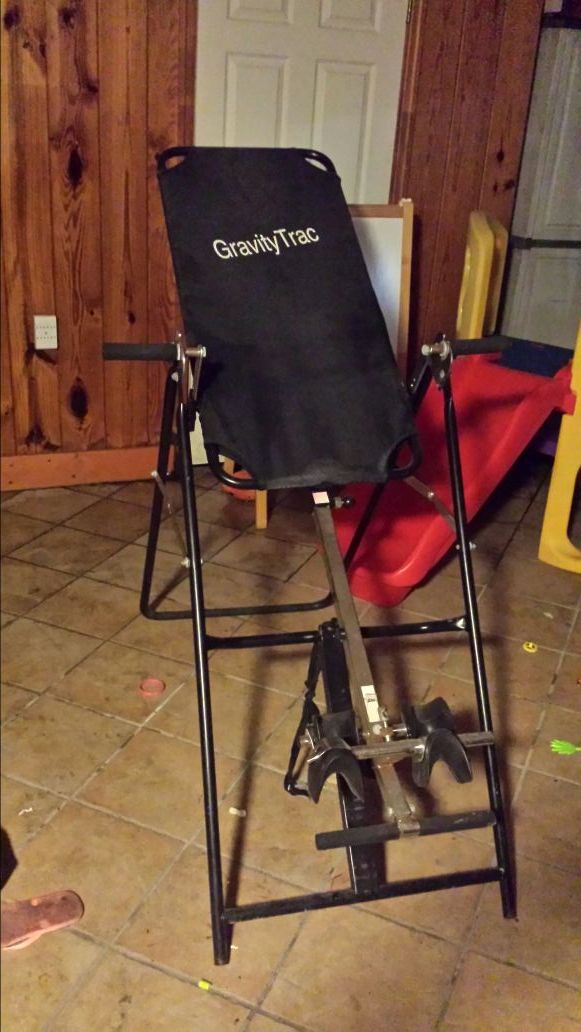 Gravity trac. Inversion table.