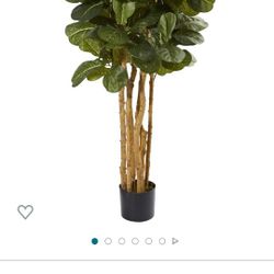 Nearly Natural 5 Ft. Fiddle Leaf Tree