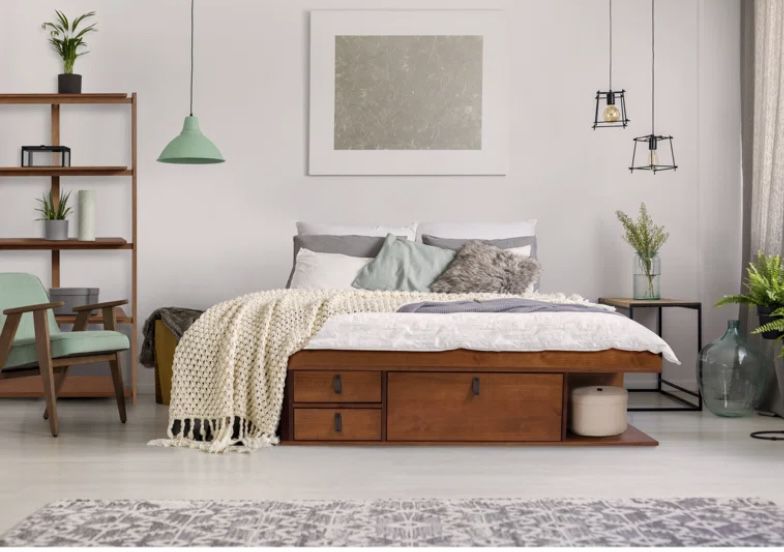Brand New Full Size Storage Bed and Storage Headboard!