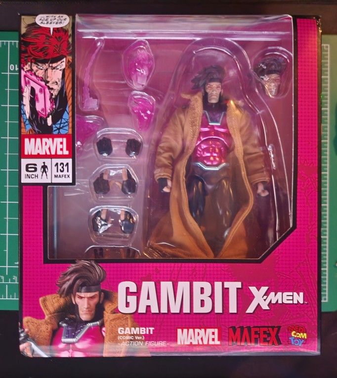 Authentic Original Marvel X-Men Mafex Gambit.