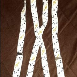 suspenders teen size? musical notes pattern Halloween $2 