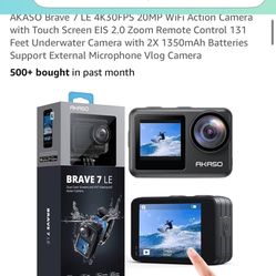 AKASO Brave 7 LE 4k GoPro 