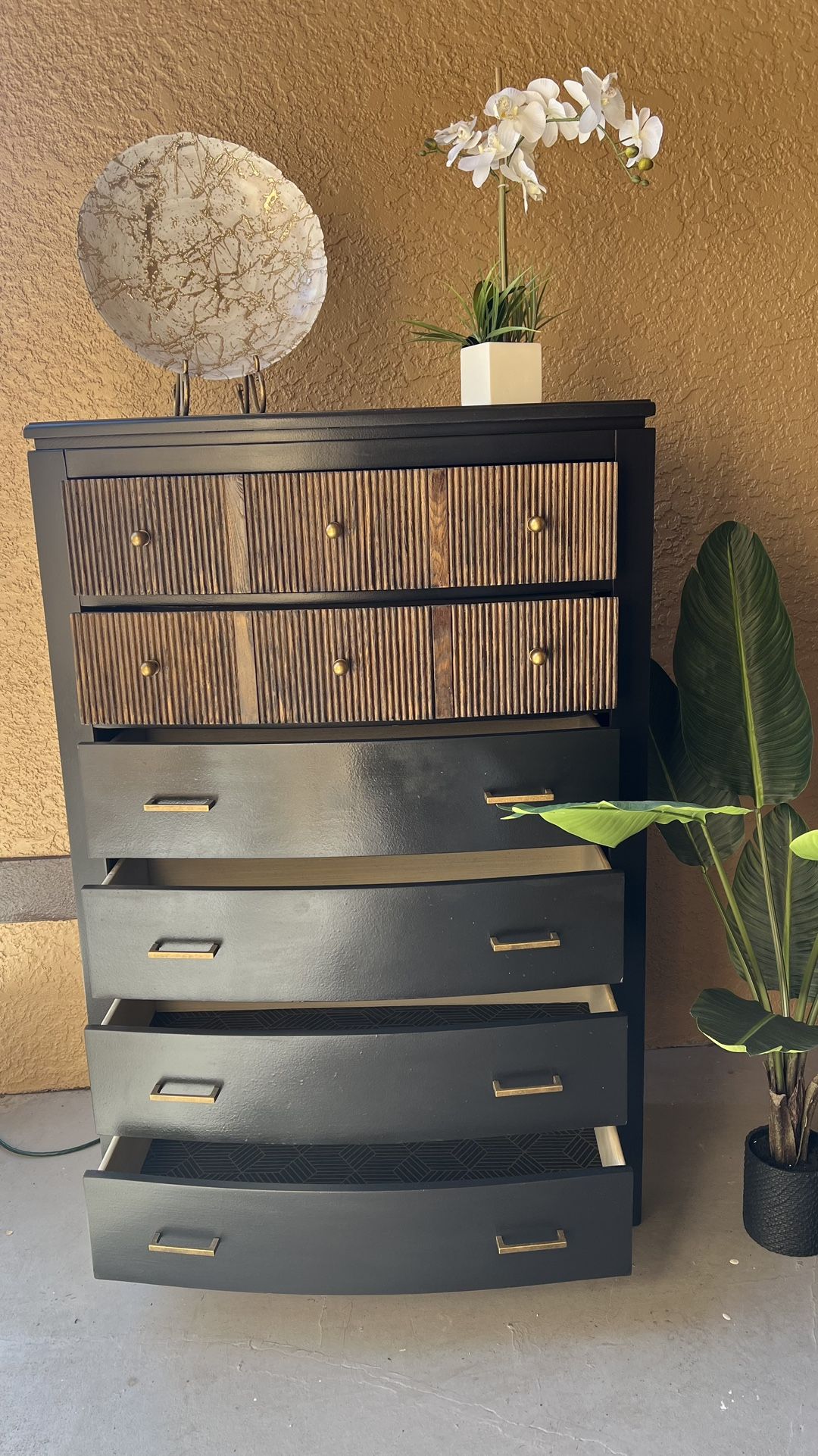 Refinished Tall Dresser