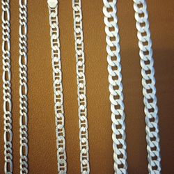 925 Silver Chains Italian 