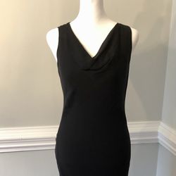 Looks New, Sleeveless Floor length Black Dress from Banana Republic (size 4)
