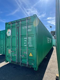 40ft high cube shipping container