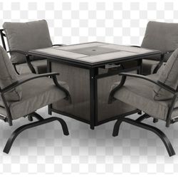 5- Piece Fire-pit Set with Chairs