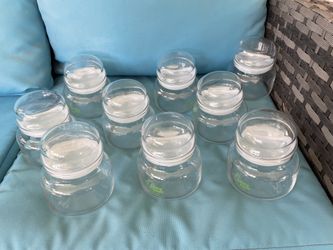 9 Glass Jars