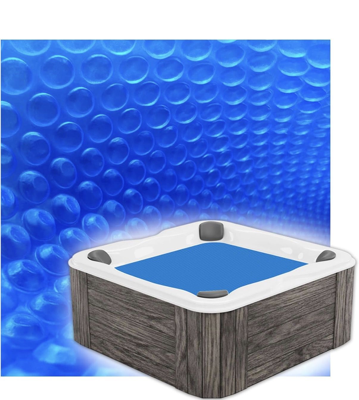 Hot Tub Bubble Cover 7x7 Foot