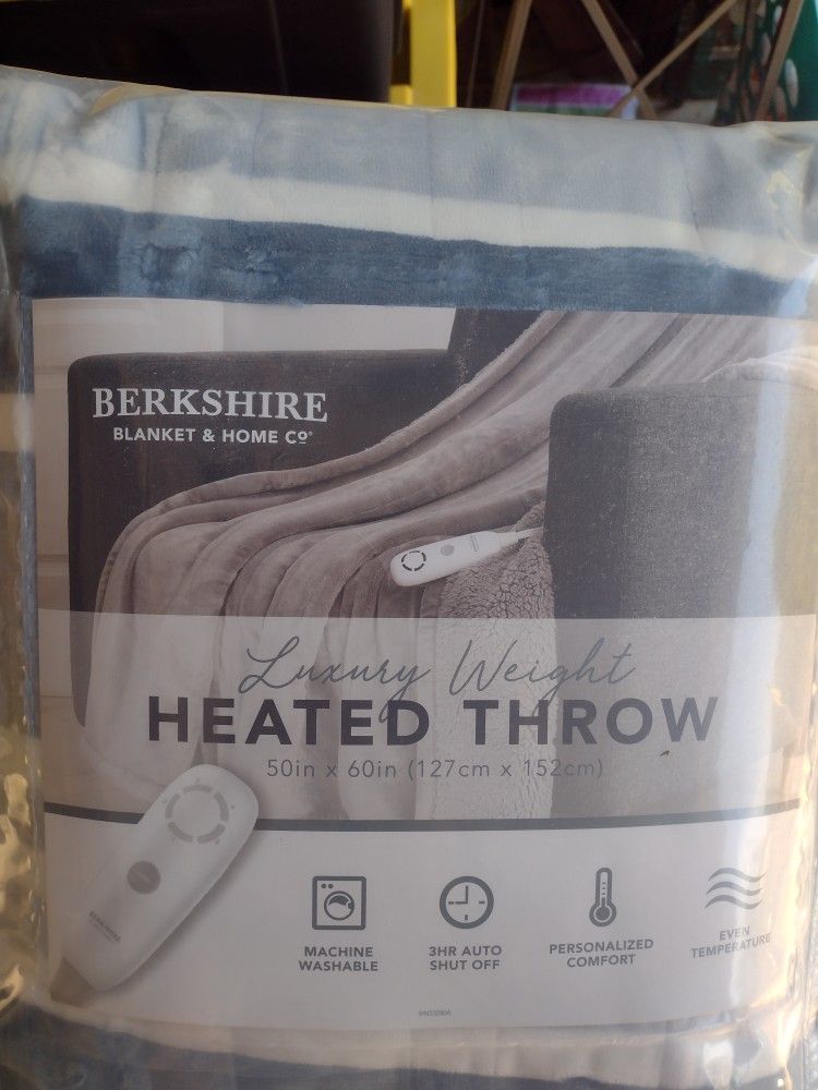 New Heated Berkshire Throw