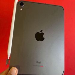 Apple Ipad Mini 6th Generation (2021/ 8.3” Liquid Retina ) 64GB WiFi + cellular (5G Unlocked) with pen, case & Accessories (256GB $569) 