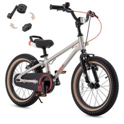 Brand New In The Box- 18 Inch-  RoyalBaby EZ Kids Bike, Lightweight Aluminum 2-in-1 Balance to Pedal Bike for Beginners Easy Learn Biking