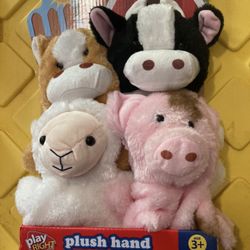 New Set Of 4 Kids Hand Puppets