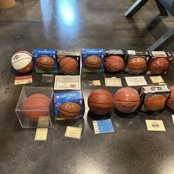 Signed basketball With Certificates Of Authenticities 