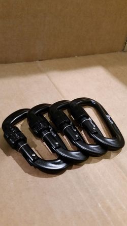 Heavy duty carabiner clip(4 pack).