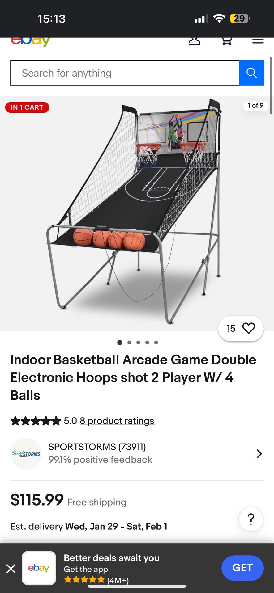 Indoor Basket Ball Game
