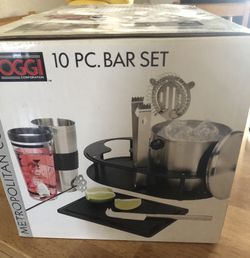 New 10Pc. Bar set