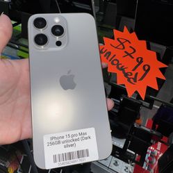 iPhone 15 Pro Max 256Gb Unlocked phones, telefonos liberados, telefonos para mexico, iphones, samsungs desbloqueados 