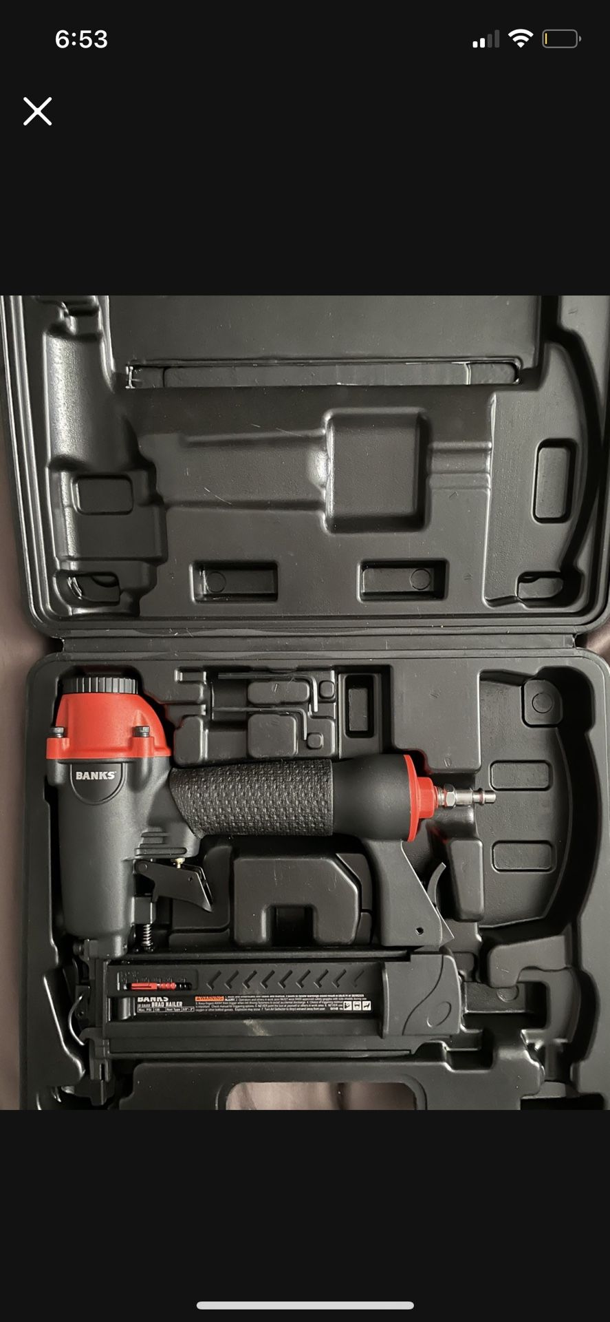Brand New Banks Brad Nailer