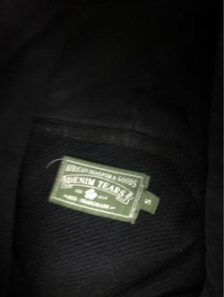 Black Designer Denim Tears Hoodie