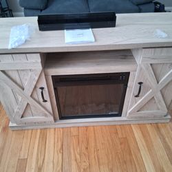 TV Stand w/ Fireplace