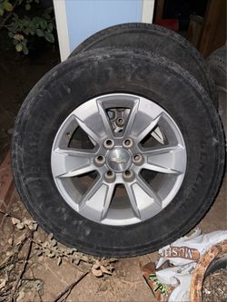 Set of Wheels and Tires
