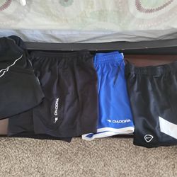 3 Shorts And Nike Under Shirt