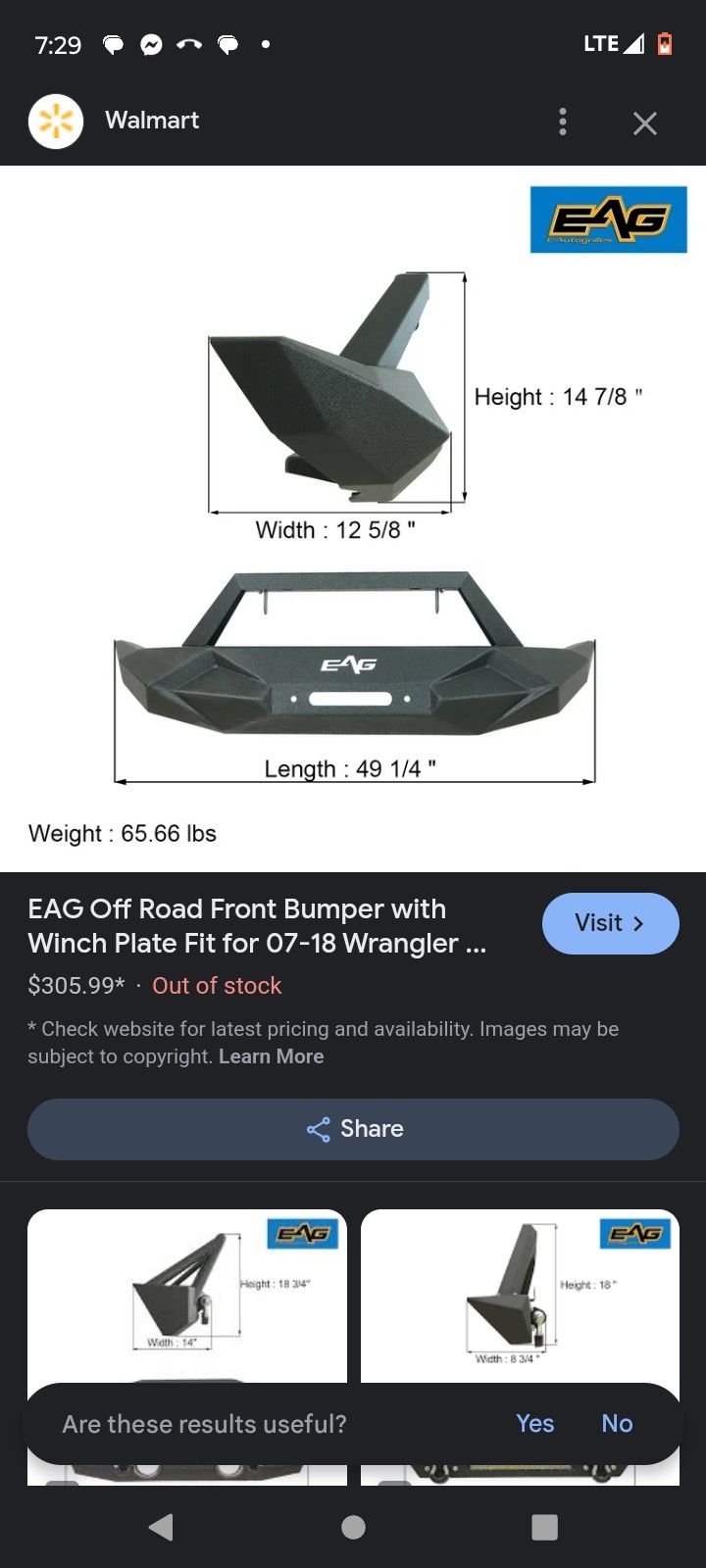 Jeep Front Bumper