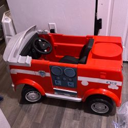 Electric Battery Charging Fire Truck 