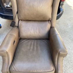 Automatic Reclinable Leather Sofa