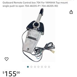 Outboard Remote Control box 704 For YAMAHA Top mount single push to open 704-48205-P1 704-48205-RO