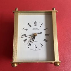 Brass gallery collection clock $10