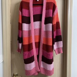 New Never Worn Beautiful Women’s Size Small Knit Colorful Cardigan