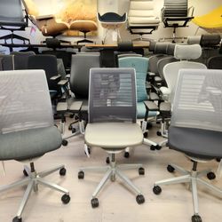🔥BRAND NEW!🔥STEELCASE THINK V2 CHAIRS VARIOUS COLORS & FABRIC OPTIONS FULLY ADJUSTABLE ARMS & LUMBAR SUPPORT REAR TILT LOCK SEAT DEPTH ADJUSTMENTS