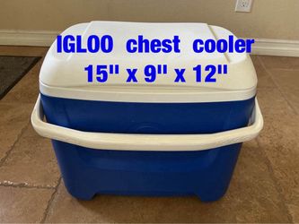IGLOO  chest  cooler  (15" x 9" x 12")  -  $25