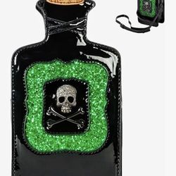 Goth Green And Black Skull Crossbody Bag