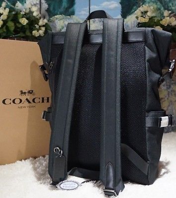 Coach Terrain Roll Top Backpack