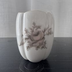 Vintage Ronson Porcelain Table Lighter Base – Rosenthal “Colonial Rose” 